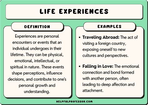 2001xperience|EXPERIENCE Definition & Usage Examples .